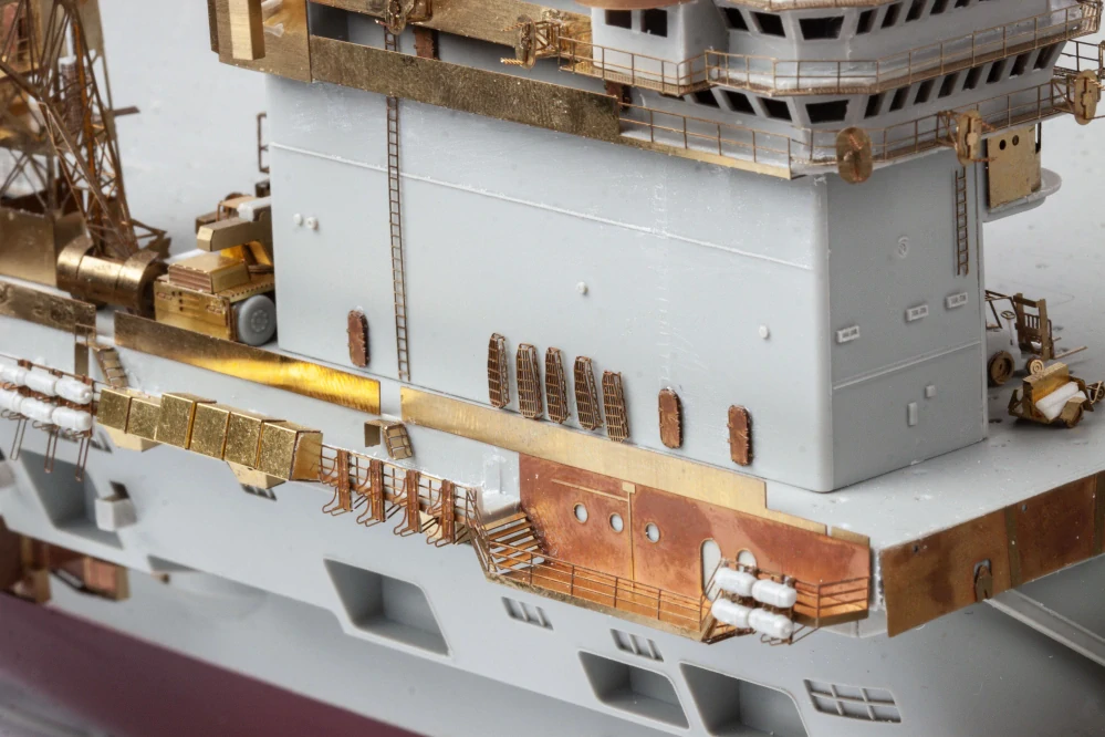 Eduard USS Nimitz CVN-68 část 7. - detail set 1/350