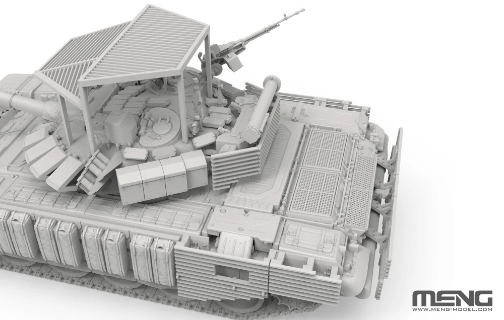 MENG Russian Main Battle Tank T-72B3M With Roof-Mounted Slat Armor 1/72 (Předobjednávka prosinec)