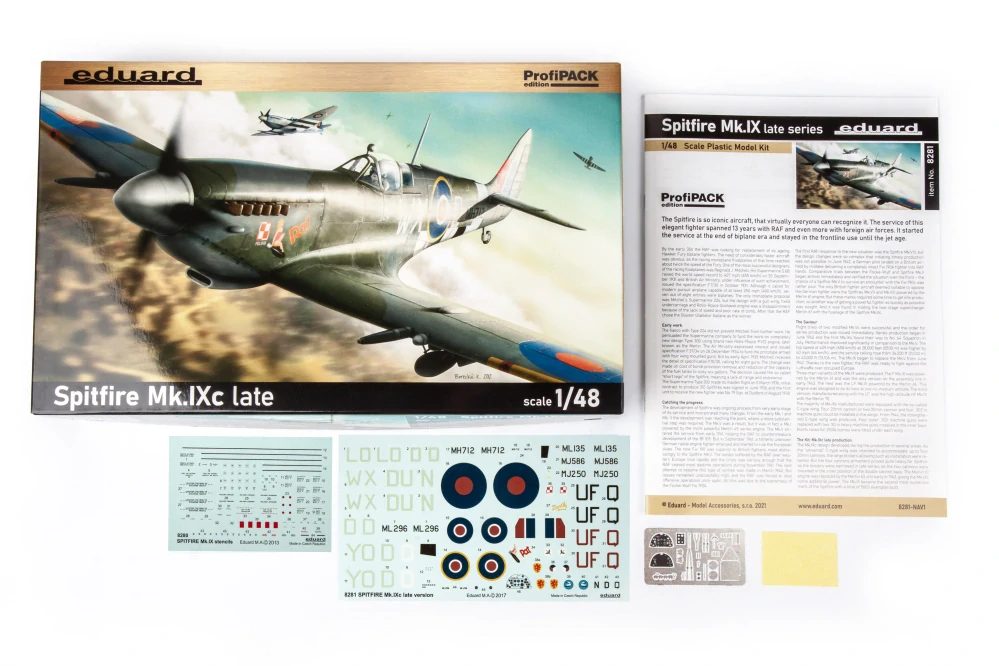 Eduard Spitfire Mk.IXc late version ProfiPACK 1/48
