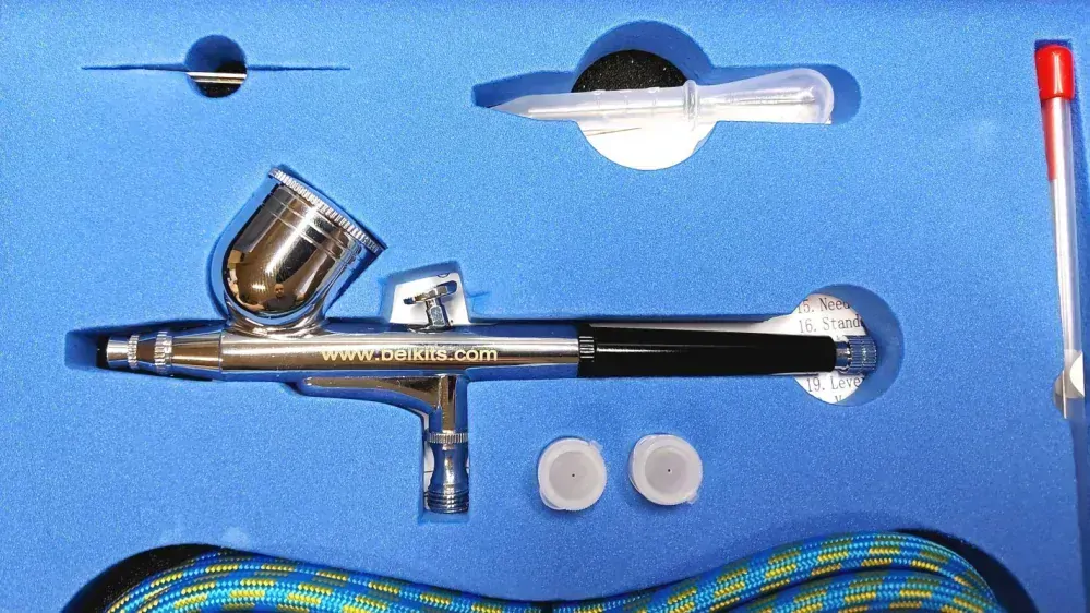 Belkits Double Action Airbrush Set 0.2mm + 0.3mm + 0.5mm