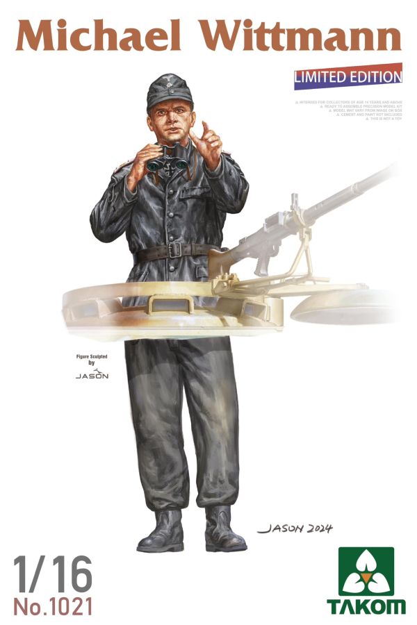 Takom TIGER I BIG BOX 2 kits & 1:16 M. Wittmann figure 1/35