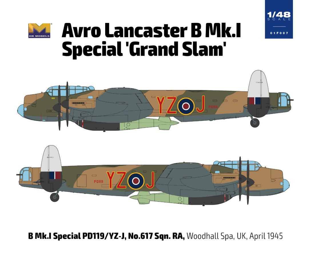 HK Models Avro Lancaster B Grandslam 1/48