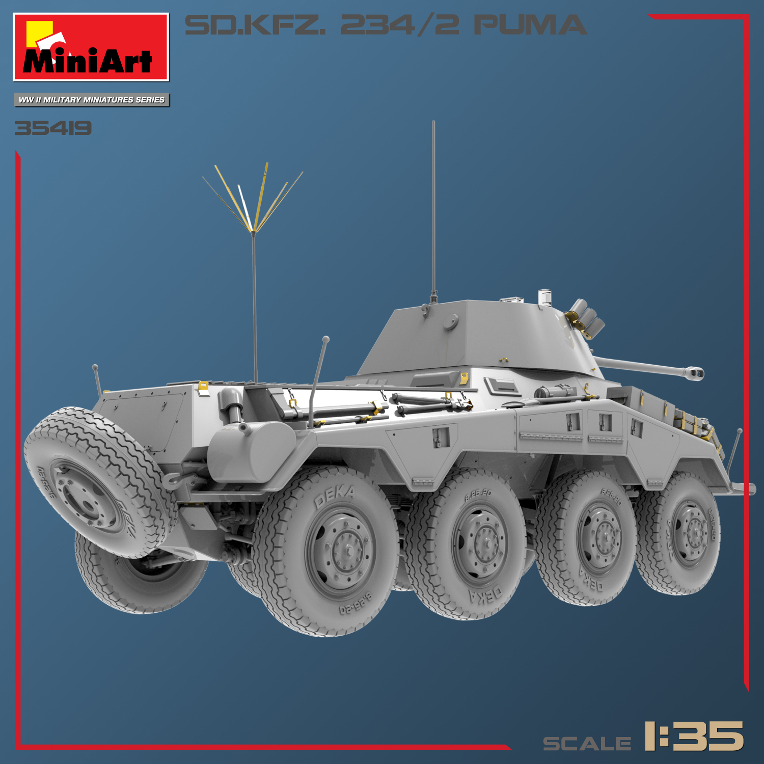MiniArt Sd.Kfz.234/2 “Puma” 1/35