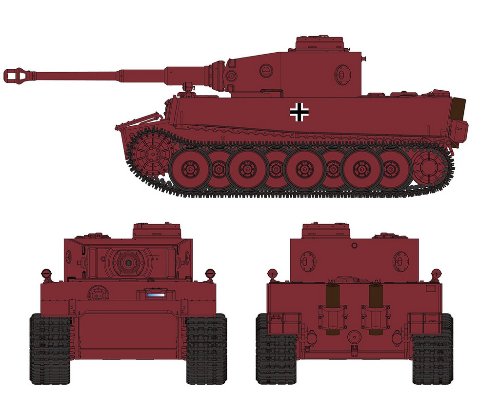 RFM VK45.01(H) (Fgsl.Nr.V1) Tiger Experimental Series 1/35