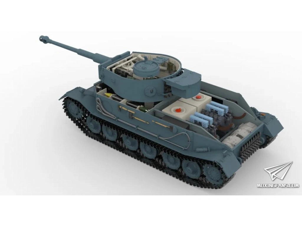 Amusing Hobby PzKpfwg.VI Tiger(P) Truppenübfhz. FULL INTERIOR 1/35