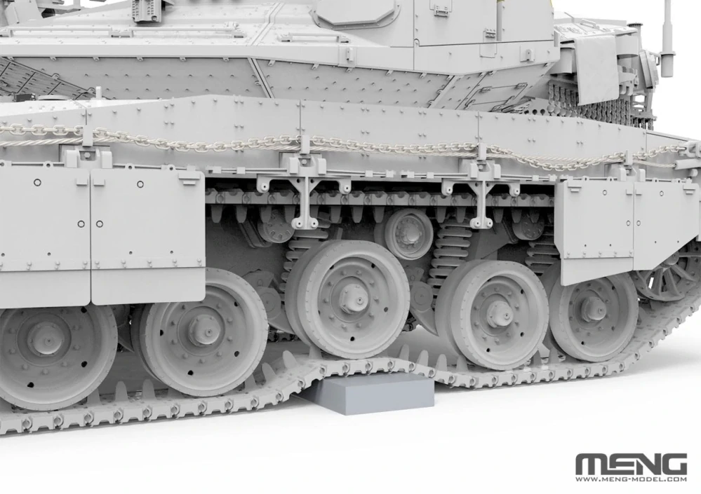 MENG Merkava Mk.4M With Roof-Mounted Slat Armor 1/35
