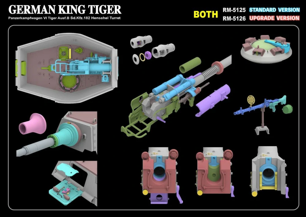 RFM Sd.Kfz.182 Tiger Ausf.B King Tiger (STANDARD V.) 1/35