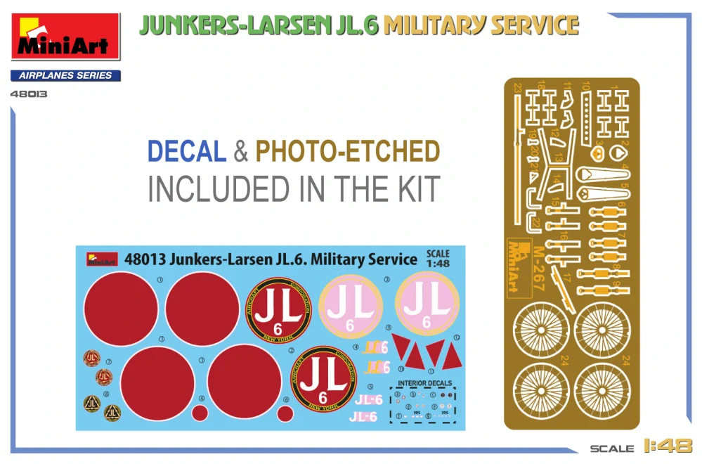 MiniArt Junkers-Larsen JL.6 Military Service 1/48