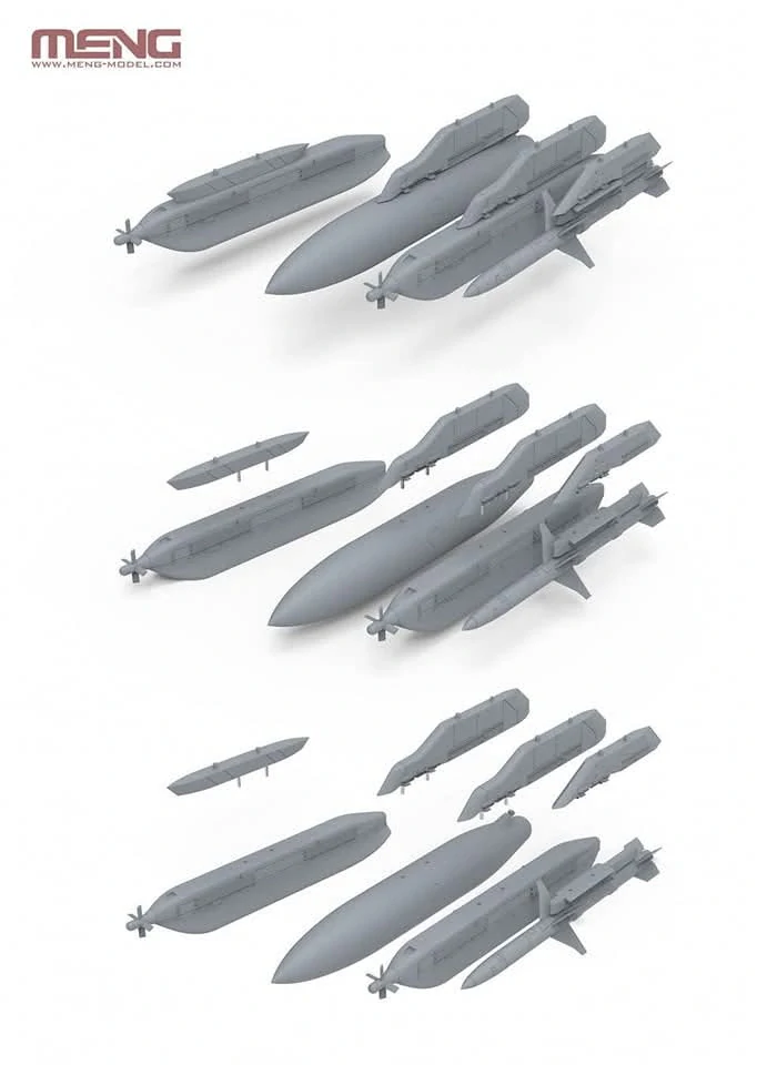 MENG Boeing EA-18G Growler Electronic Attack Aircraft Yellow Jackets 1/48