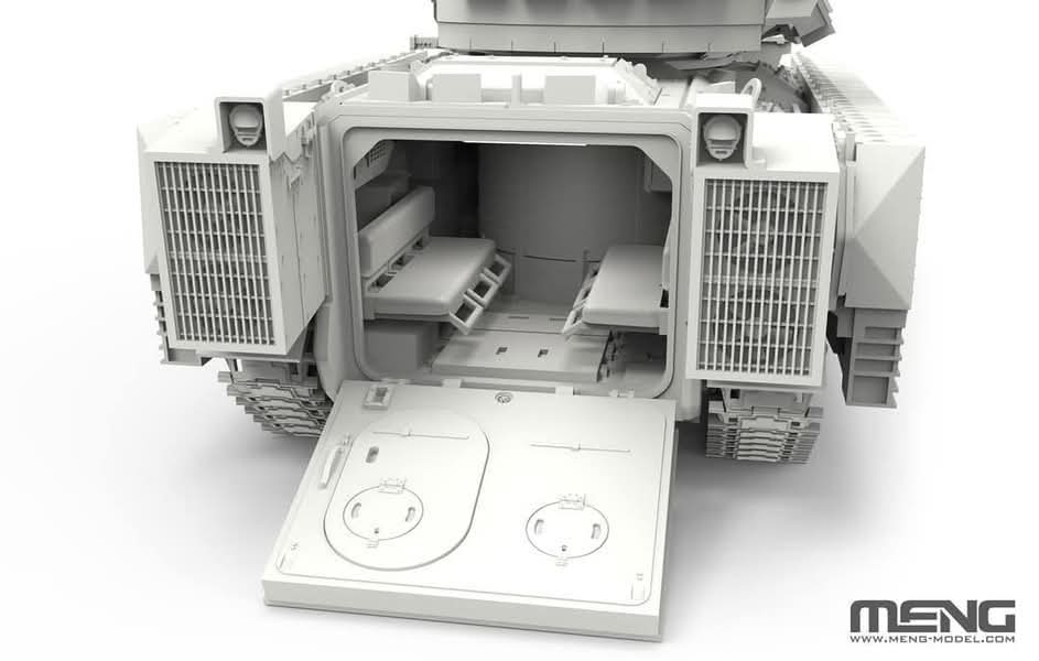 MENG U.S. Infantry Fighting Vehicle M2A3 Bradley w/BUSK III 1/72
