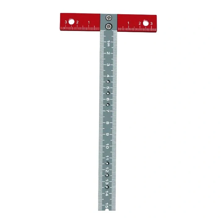 Pravoúhlé Řezací Pravítko T Kovové - 15cm (Přesazené)