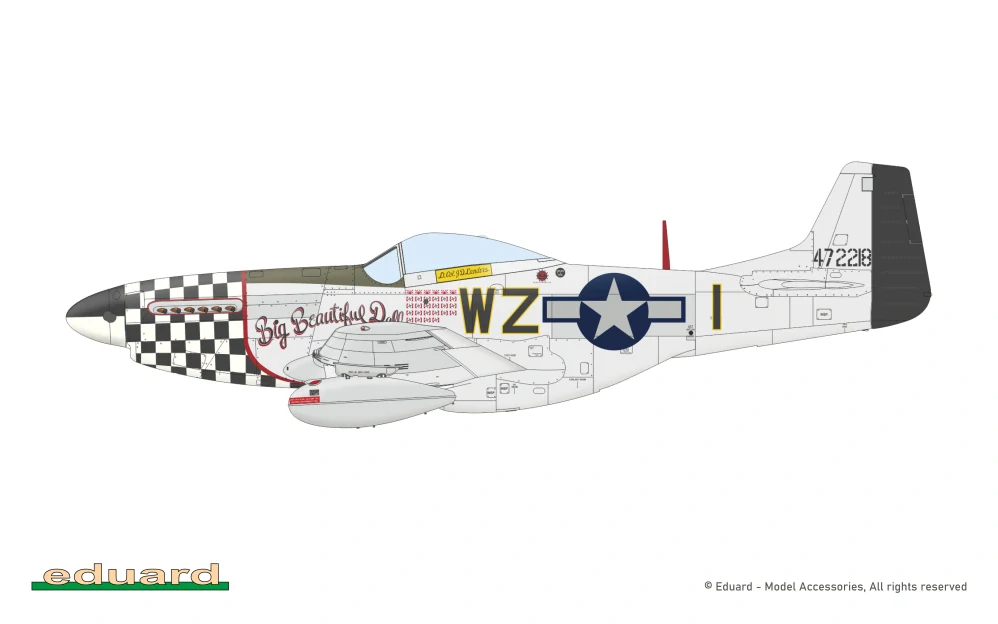 Eduard P-51D Mustang ProfiPACK 1/72