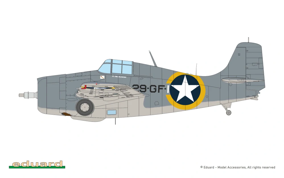 Eduard F4F-4 Wildcat pozdní verze Weekend 1/48