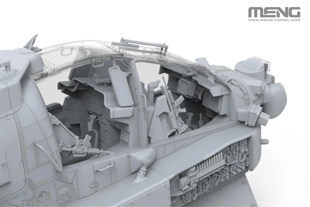 MENG Boeing AH-64 D Saraf - Heavy Attack Helicopter (Israeli Air Force) Special Edition (incl. Two Resin figures) 1/35