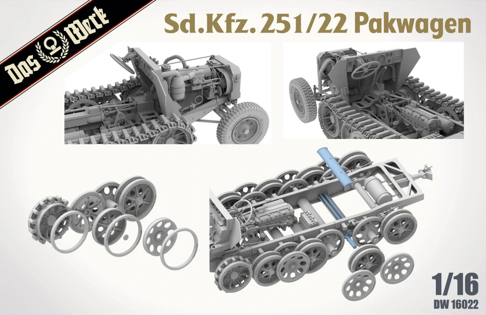 Das Werk Sd.Kfz. 251/22 Ausf.D 'Pakwagen' 2 In 1 1/16