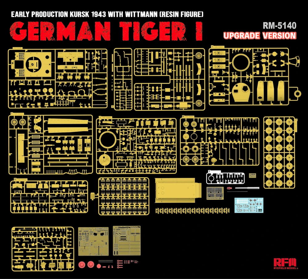 RFM Tiger I early "Kursk 1943" w/ Wittmann (Upgrade version) 1/35