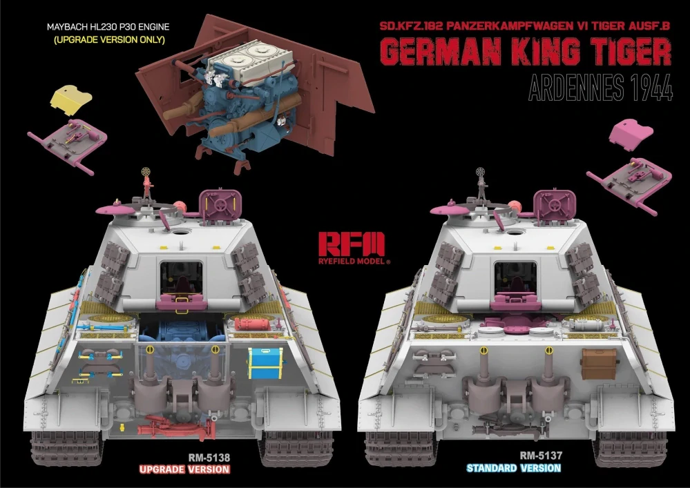 RFM King Tiger Ardennes 1944 (Standard version) 1/35