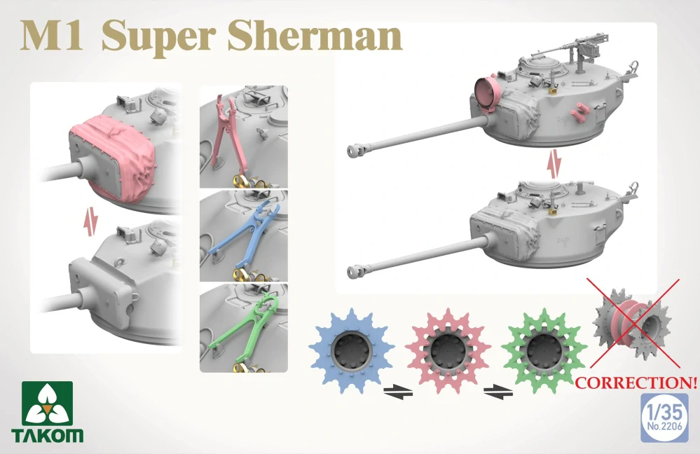 Takom SHERMAN² BOX + 1:16 US Army Tank Crewman 1/35
