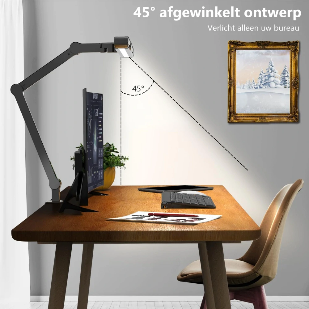 Pracovní LED lampa sklopná (stmívatelná) - 24W, 1500lm, 71cm