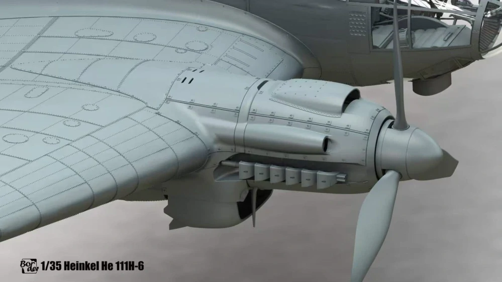 Border Model WW2 German Bomber He 111 H-6 1/35