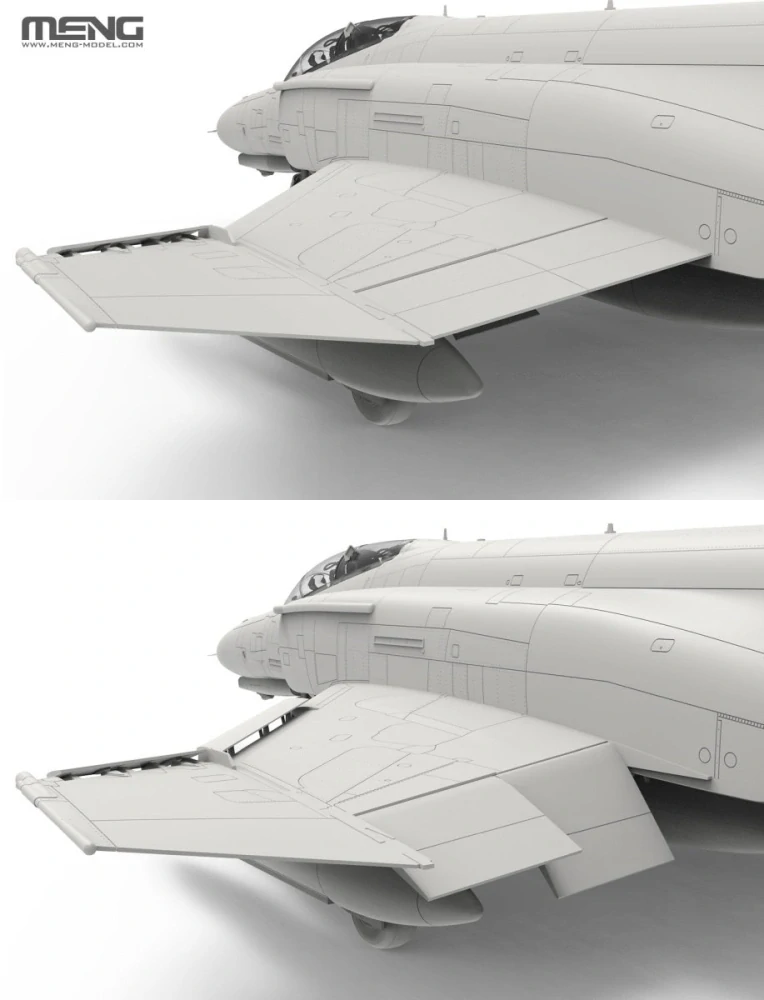 MENG McDonnell Douglas F-4E AUP fighter jet (Greek Air Force) - Phantom 1/48