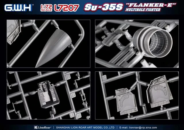 G.W.H Su-35S "Flanker-E" Multirole Fighter 1/72