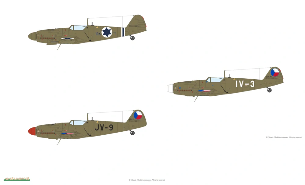 Eduard Avia S-199 ERLA překryt kokpitu ProfiPACK (ČR) 1/72