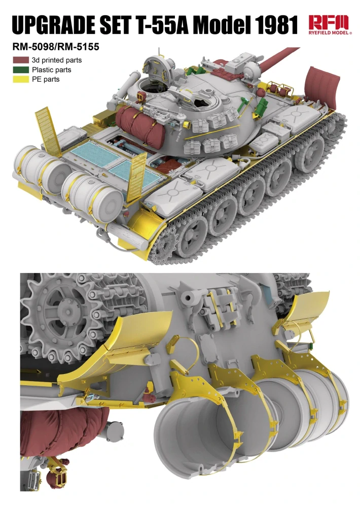 RFM Upgrade set for 5155/5098 T-55a 1/35