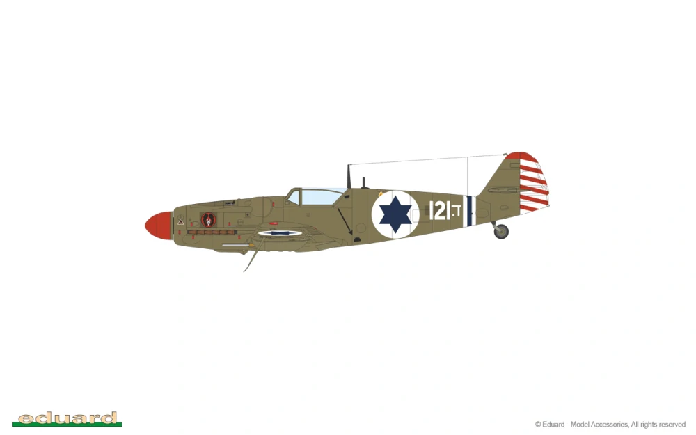 Eduard Avia S-199 ERLA překryt kokpitu Weekend (ČR) 1/72