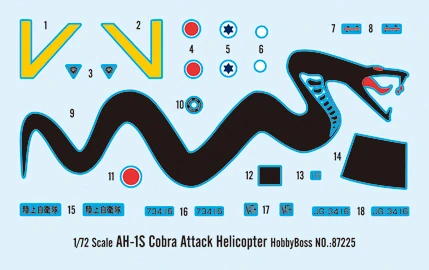 Hobby Boss AH-1S Cobra Attack Helicopter 1/72