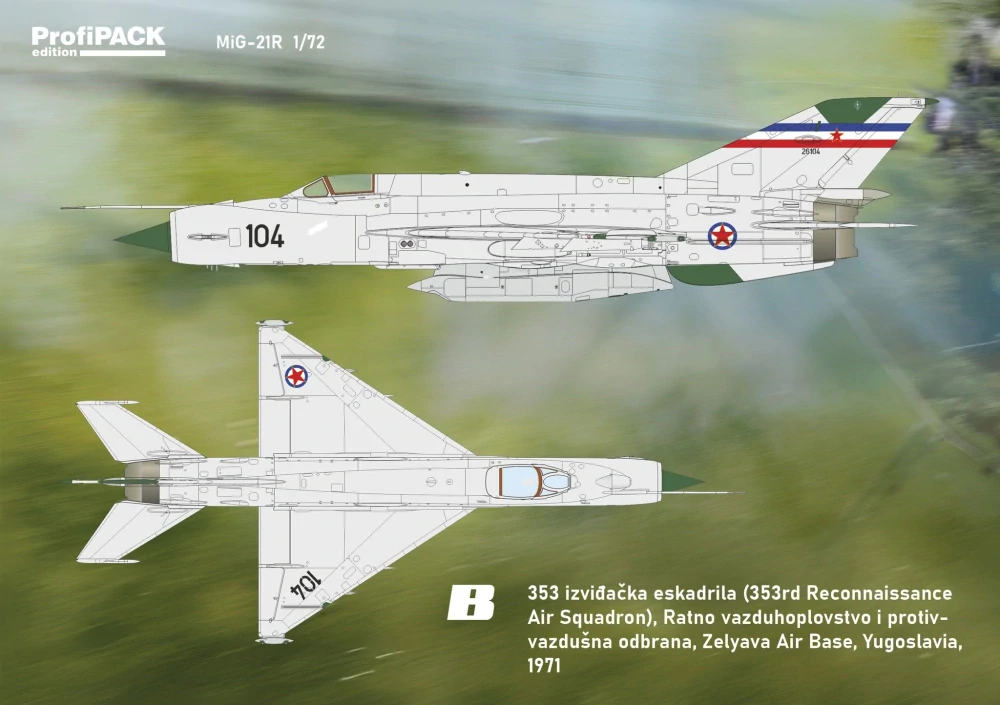 Eduard MiG-21R ProfiPACK 1/72 (ČR)