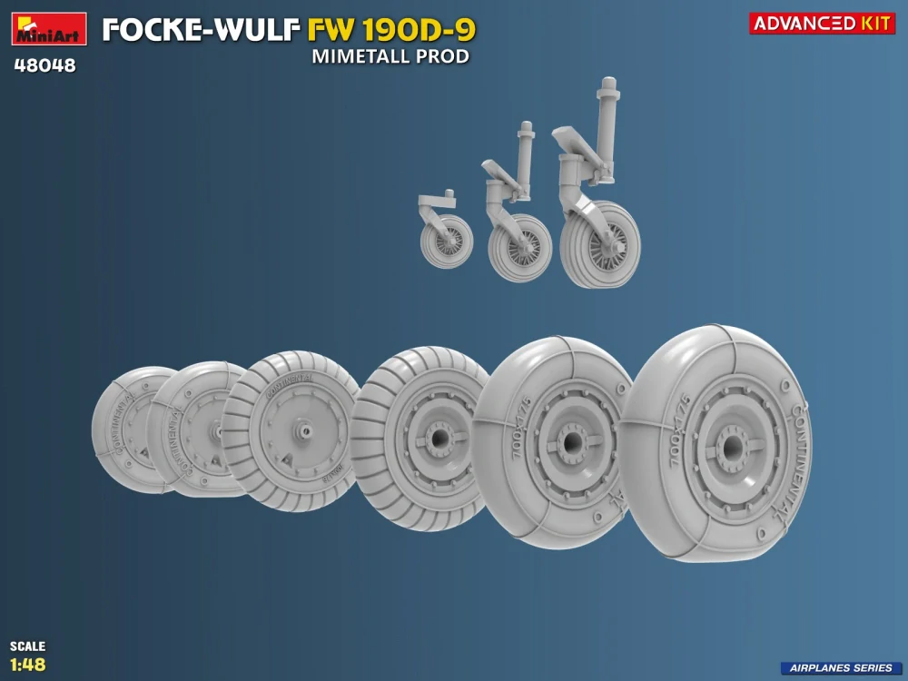 MiniArt Focke-Wulf Fw 190D-9. Mimetall Prod. Advanced Kit 1/48