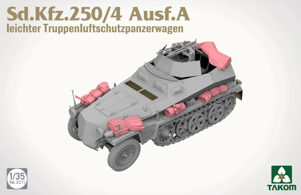 Takom Sd.Kfz.250/4 Ausf.A Ie.Truppenluftschutzpanzerwgn. 1/35 (Předobjednávka červenec)