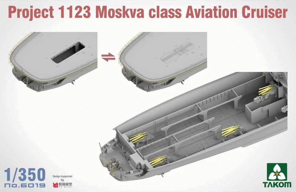 Takom Project 1123 Moskva class Aviation Cruiser 1/350 (Předobjednávka červenec)