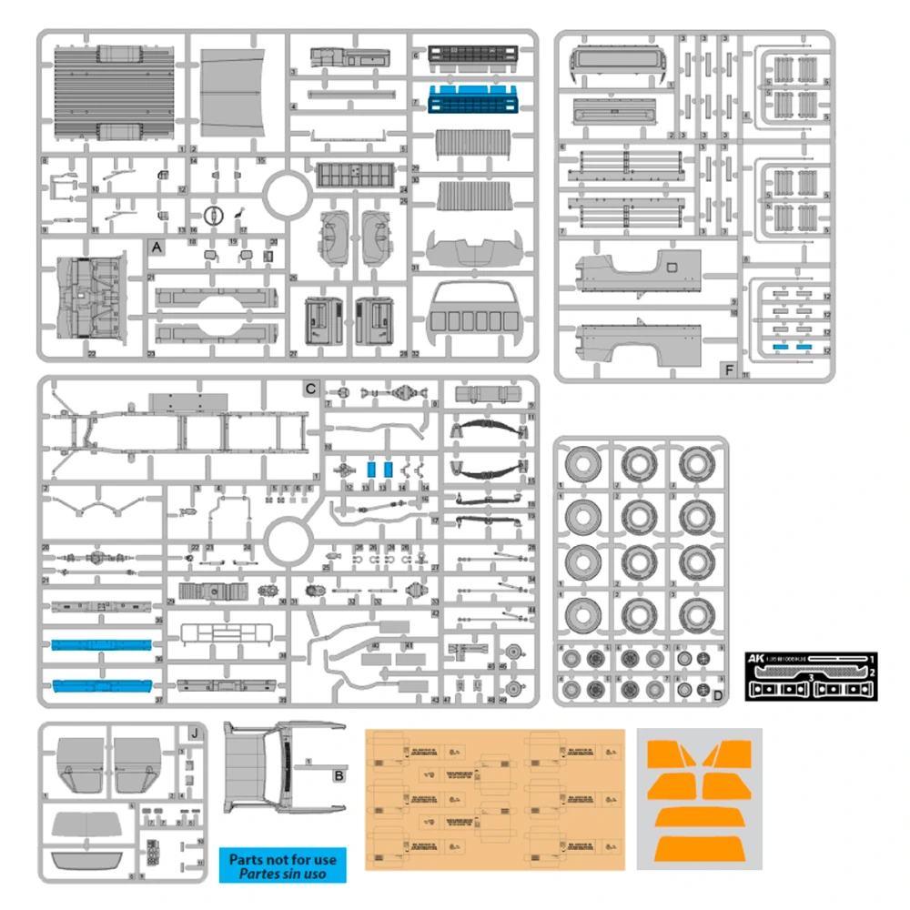 AK M1008 Troop carrier 1/35