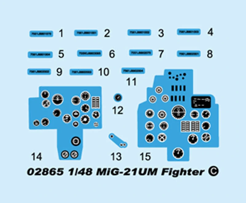 Trumpeter MiG-21UM (ČR) 1/48