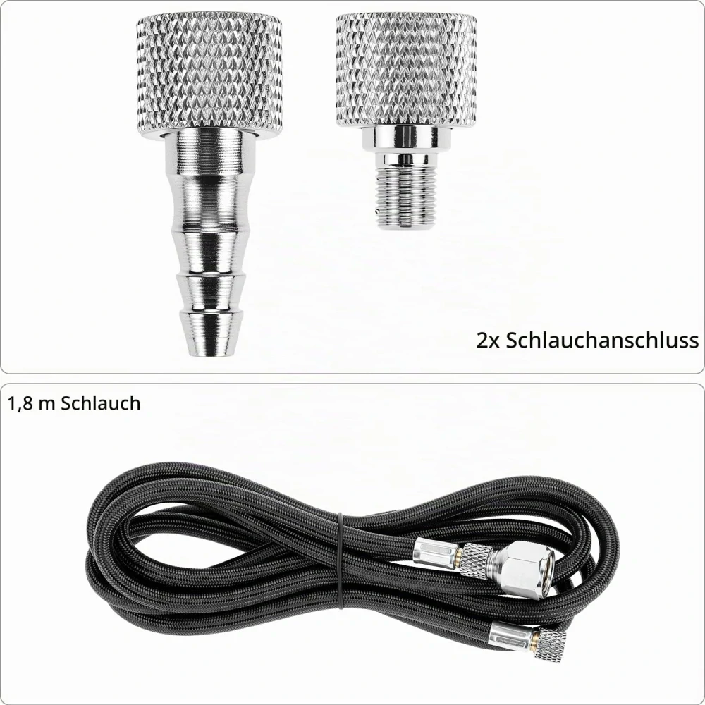 QWORK Double Action Airbrush 3v1 0,3mm + 0,5mm + 0,8 mm (Trigger type)