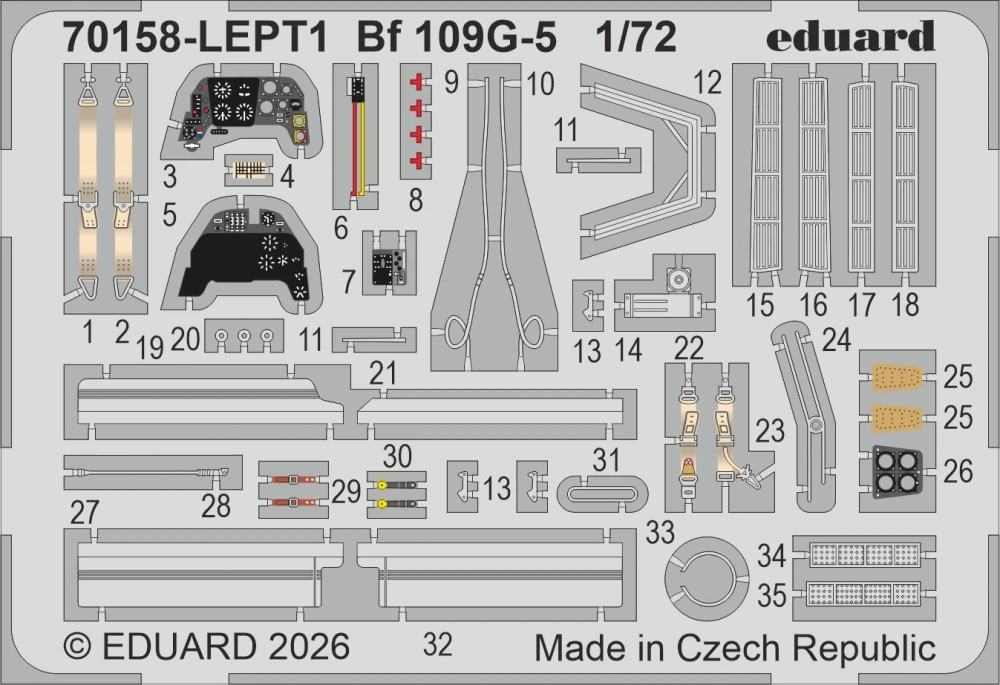 Eduard Bf 109G-5 ProfiPACK 1/72 (Předobjednávka listopad)