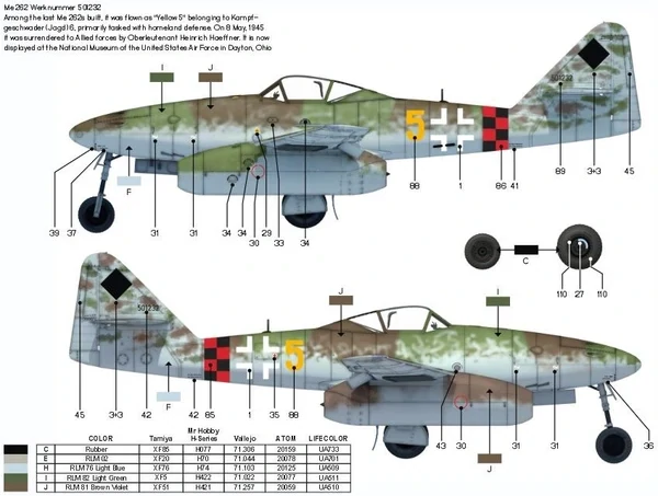 Das Werk Messerschmitt Me 262 1/32 (Předobjednávka prosinec/leden)