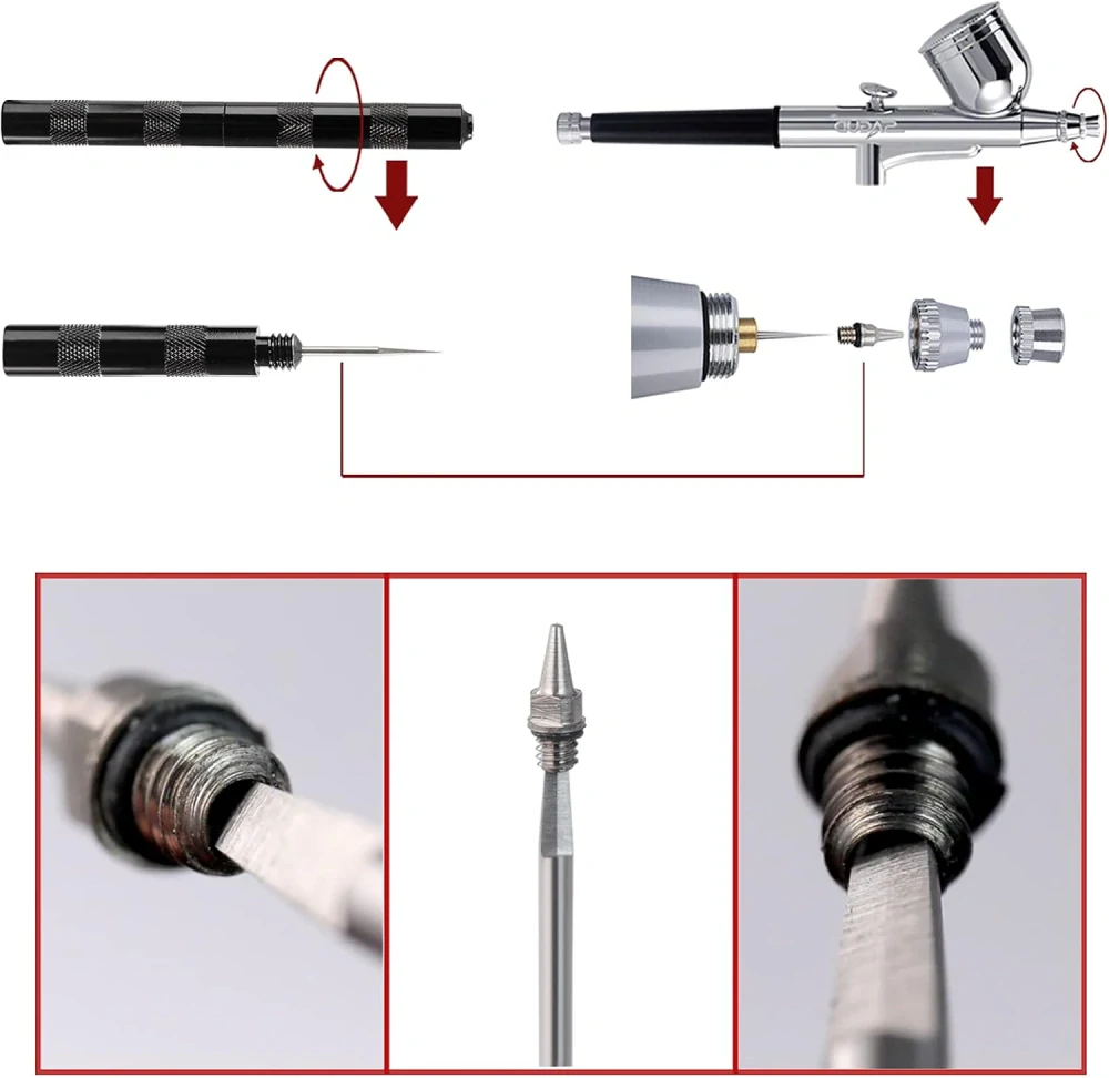 Sagud Čistící sada pro Airbrush pistoli 11v1