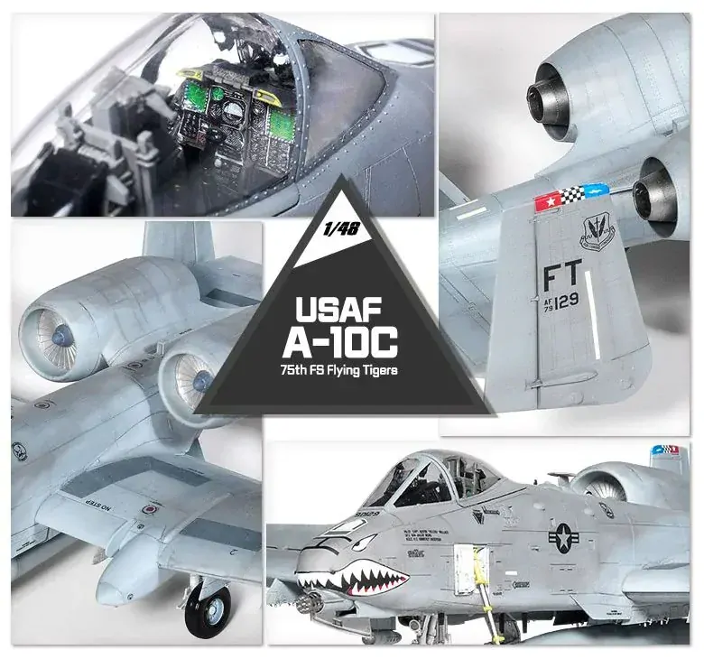 Academy USAF A-10C "75th FS Flying Tigers" 1/48
