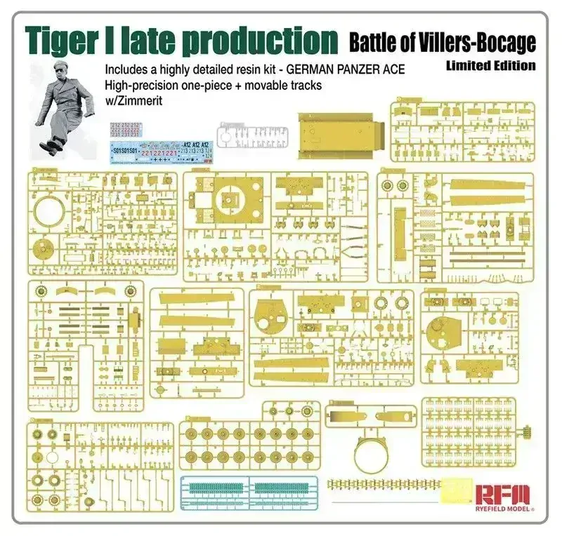 RFM Tiger I Late Productuion Battle of Villers-Bocage Limited Edition 1/35