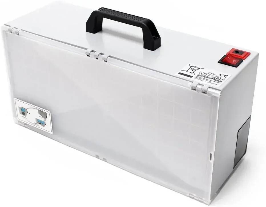 Stříkací filtrační box pro Airbrush 42cm - 4m3/min + LED + Ext. hadice