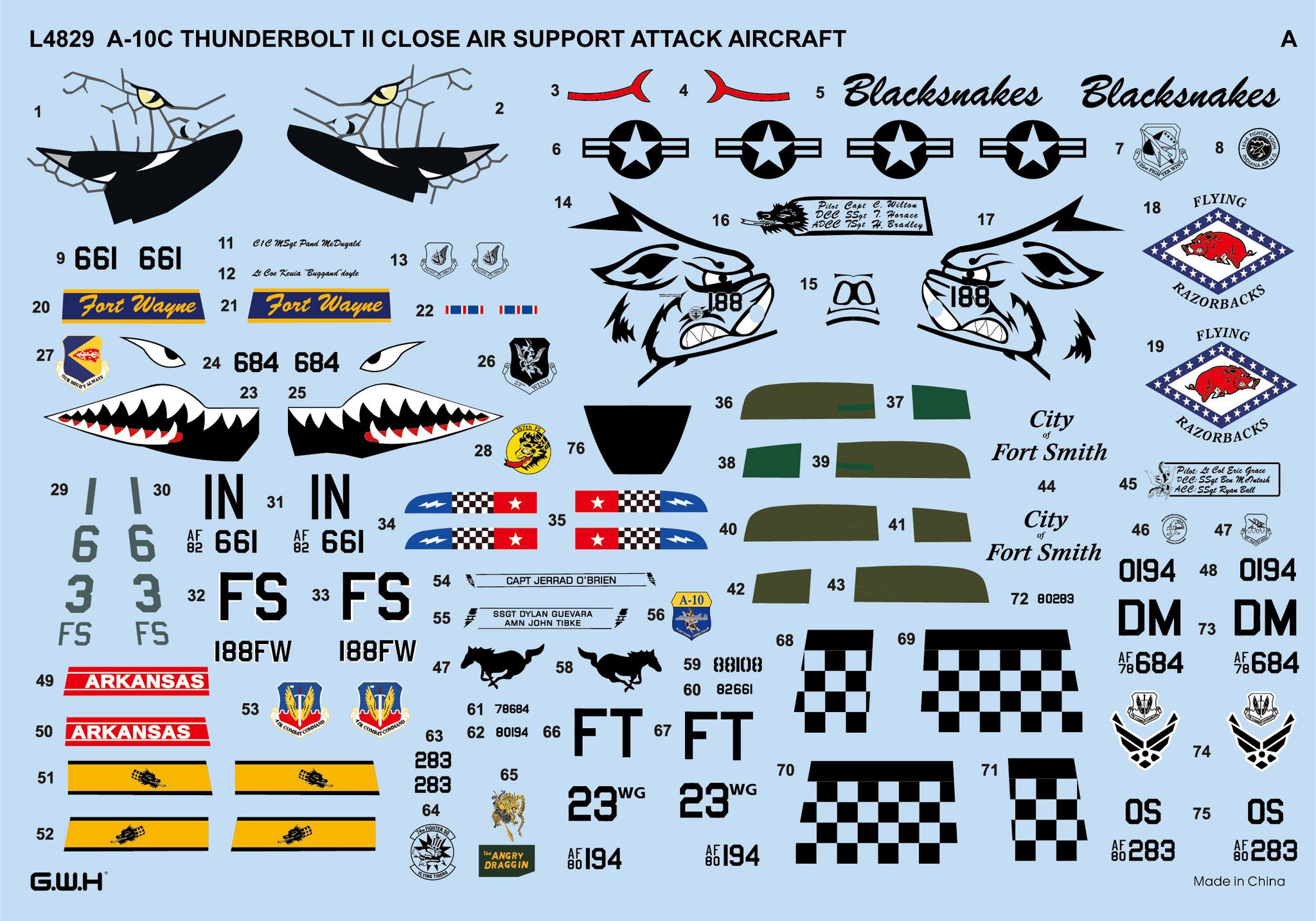 G.W.H US Air Force A-10C Thunderbolt II 1/48