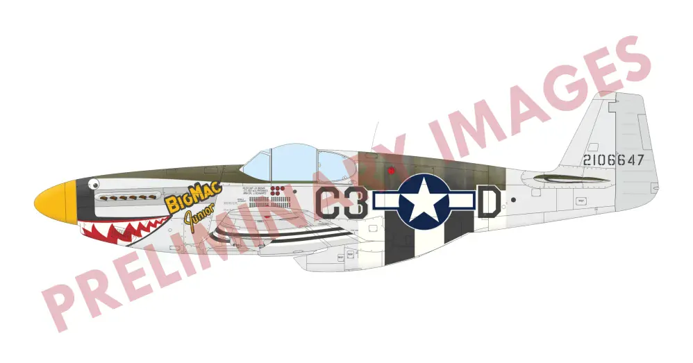 Eduard OVERLORD: D-DAY MUSTANGS / P-51B MUSTANG DUAL COMBO 2v1 Limited 1/48