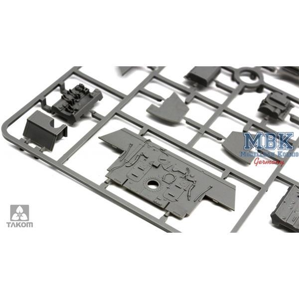 Takom King Tiger Porsche Turret w/Zimmerit - INTERIOR 1/35