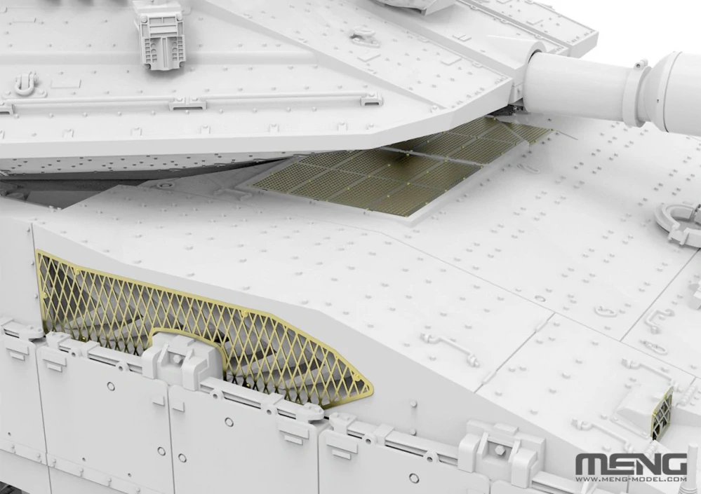 MENG Merkava Mk.4M With Roof-Mounted Slat Armor 1/35