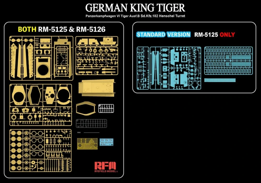 RFM Sd.Kfz.182 Tiger Ausf.B King Tiger (STANDARD V.) 1/35