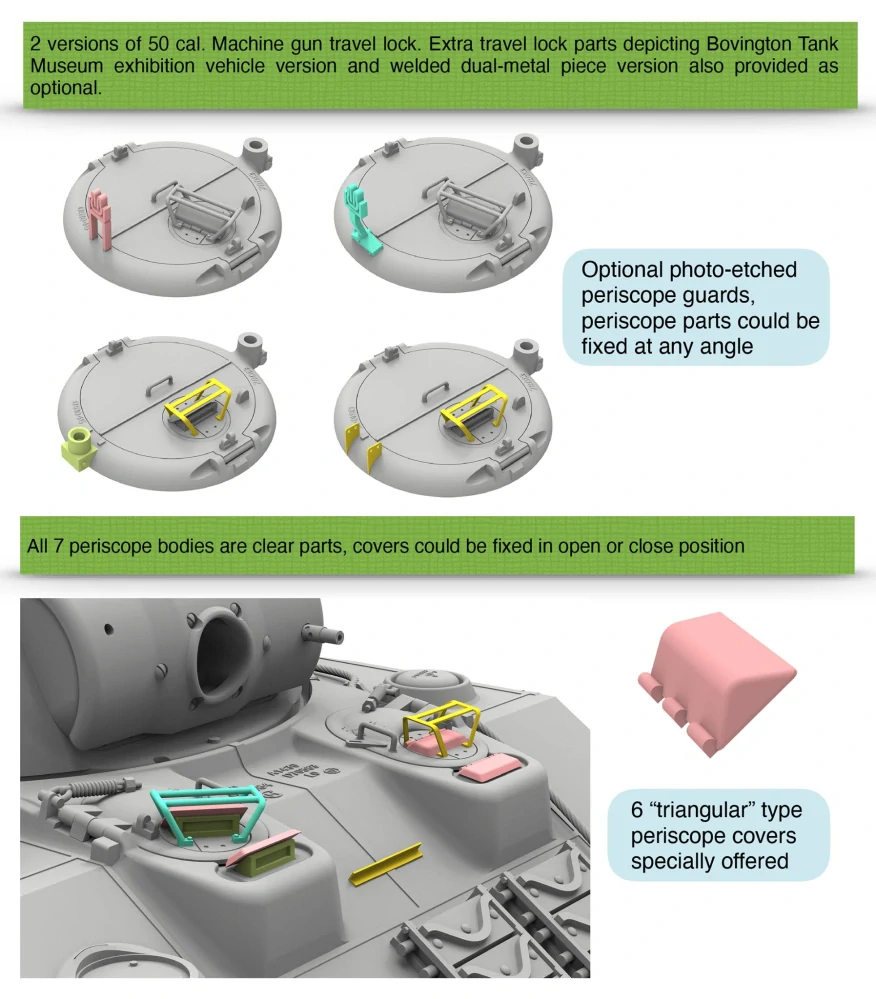 RFM British Sherman VC Firefly with workable track links 1/35