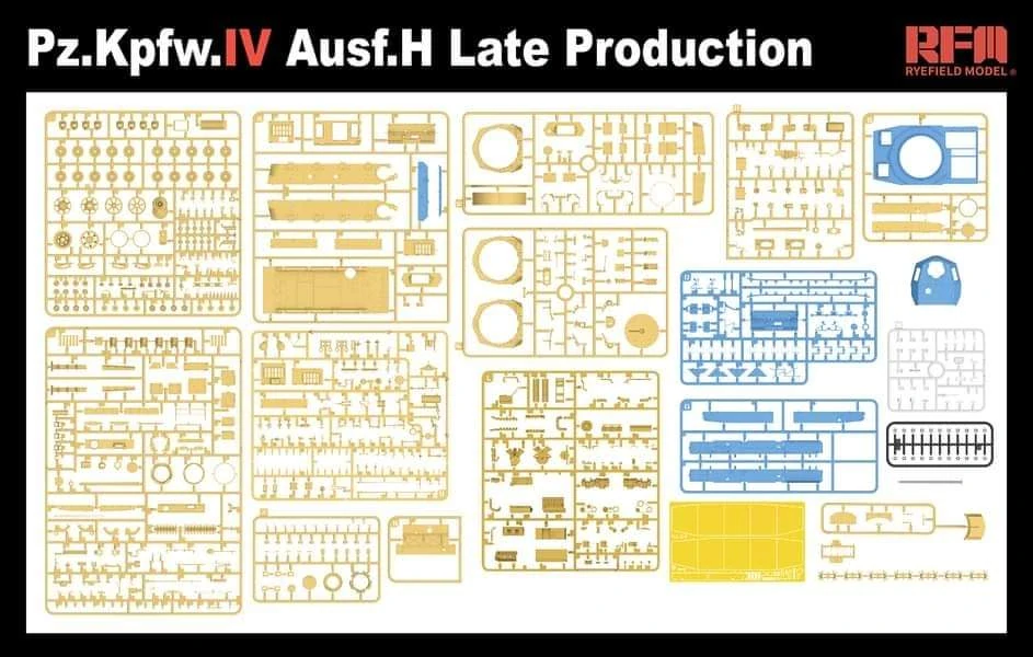 RFM Pz.Kpfw.IV Ausf.H Late Production w/workable tracks 1/35